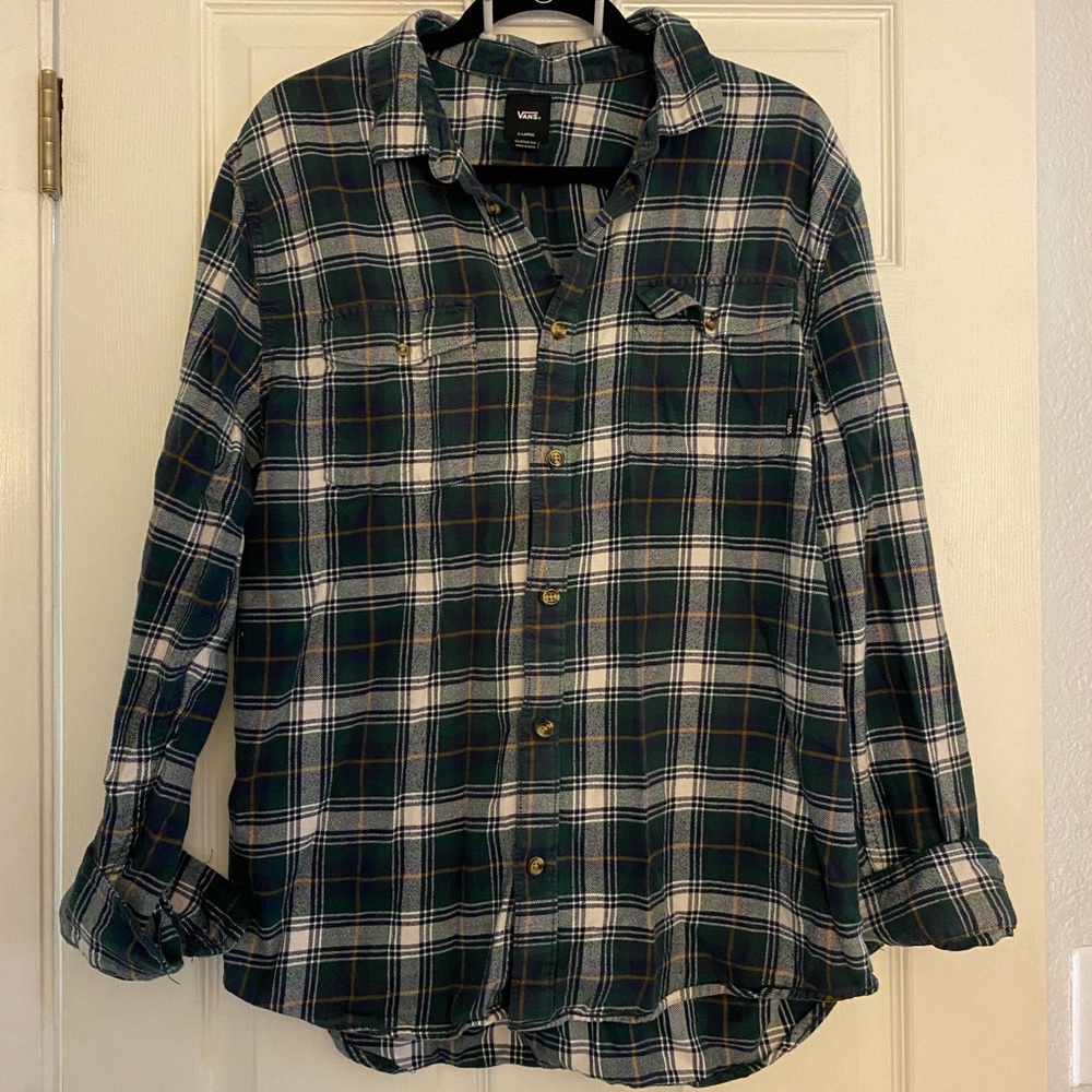 Forrest green Vans flannel